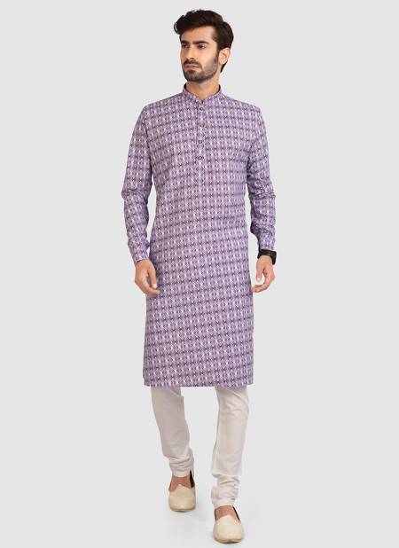 Light Purple Colour Stylish Designer Function Wear Kurta Pajama Redymade Collection 1256